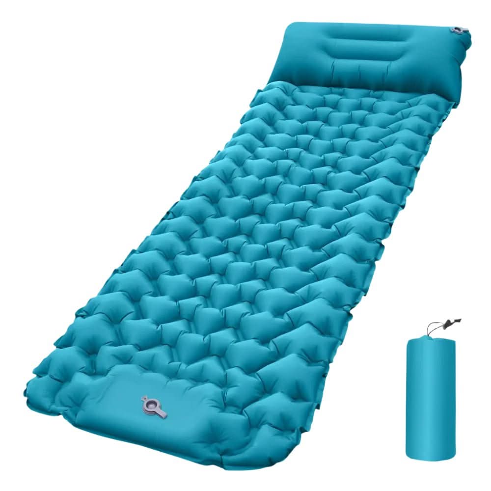 BowLift | Inflatable camping mattress with foot pump & ergonomic design