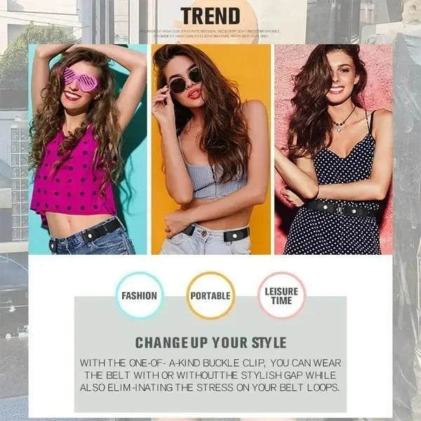 BowLift | Invisible elastic waistband belts without buckle – The perfect belt for women's jeans!