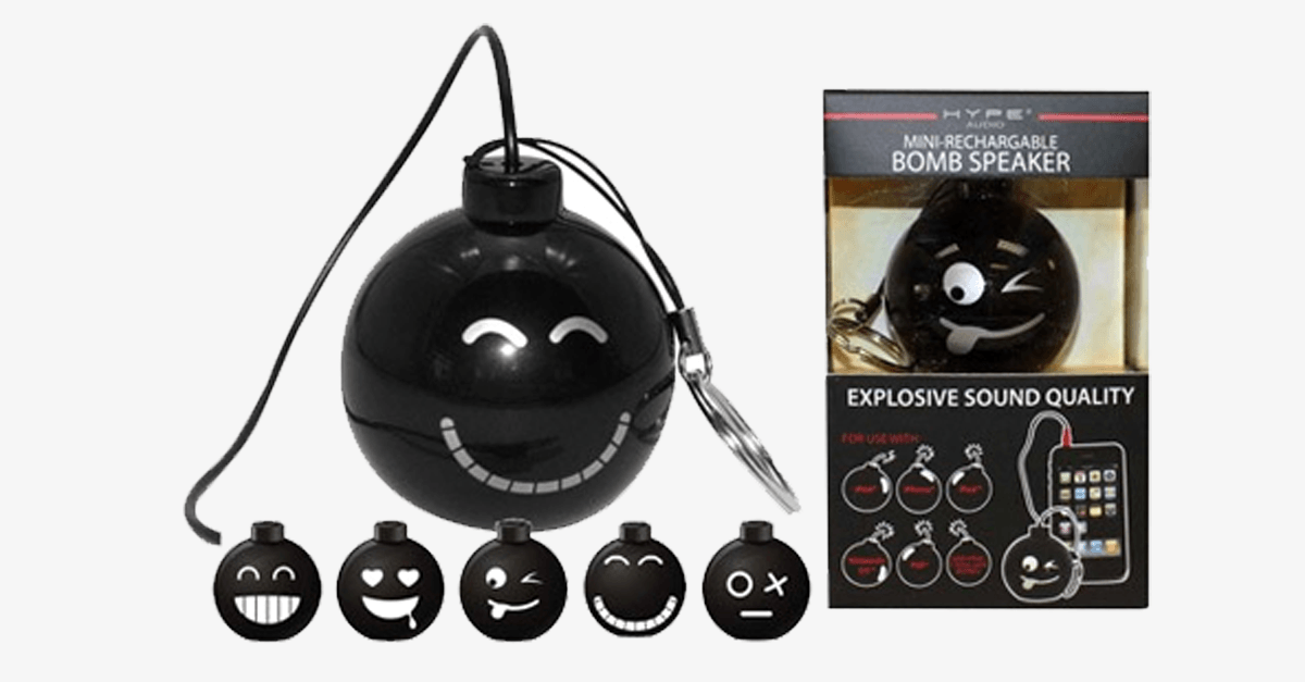 BowLift | Mini Bomb Speaker - Portable and Rechargeable - Stereo Quality Speaker that is Easy to Transport