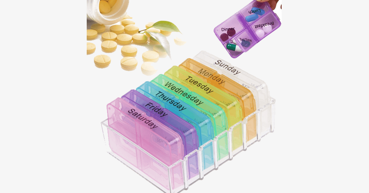 BowLift | Compact weekly tablet organizer