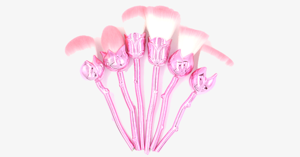 BowLift | Extraordinary Rosette Brush Set – Make a style statement with your makeup essentials