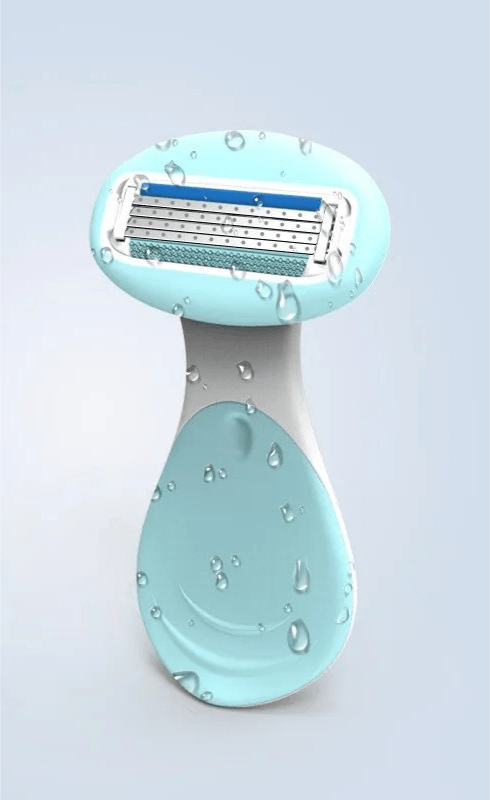 BowLift | 4-blade compact razor with storage box | Smooth skin on the go & at home