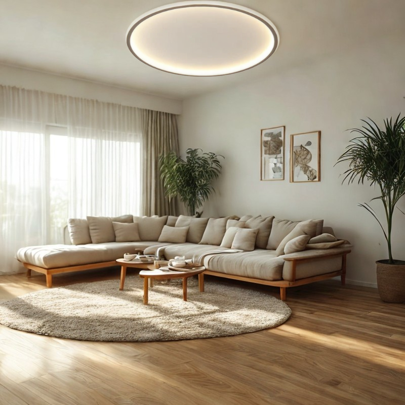BowLift | GLOWLITH – Scandinavian LED Ceiling Lamp for Modern, Glare-Free Lighting