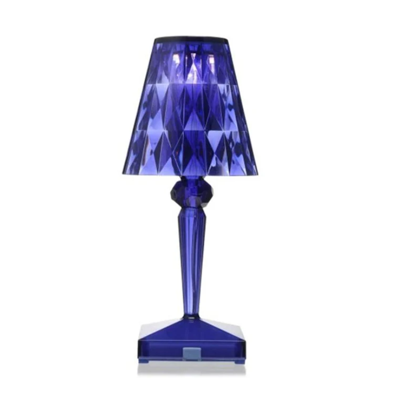 CrystalLuxe Table Lamp - Elegant Crystal Table Lighting Bowlift