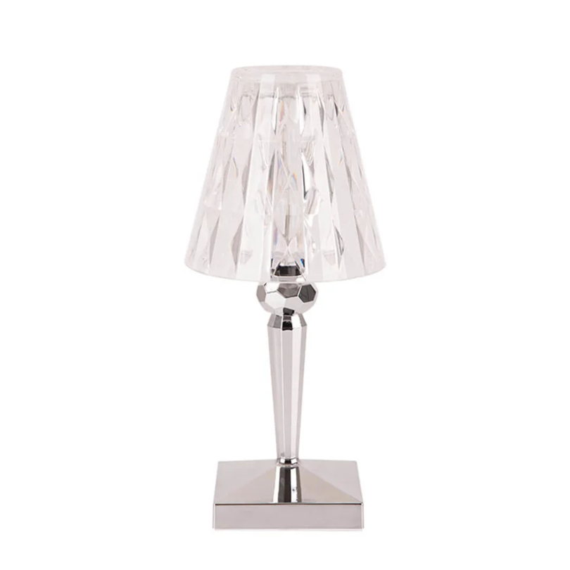CrystalLuxe Table Lamp - Elegant Crystal Table Lighting Bowlift