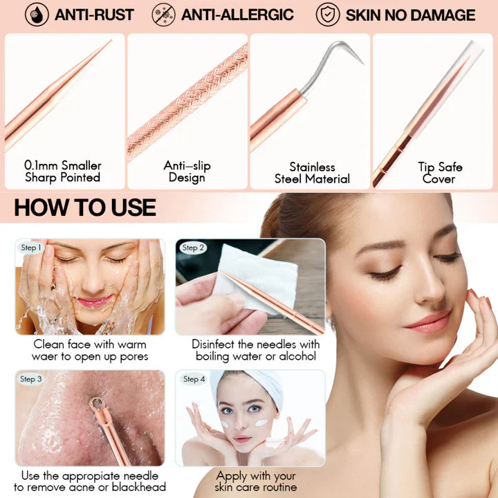 BowLift | Blackhead and pimple removal set