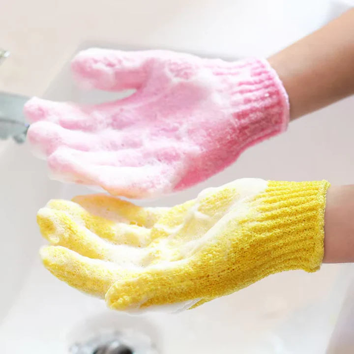 BowLift | Exfoliating Bath Gloves β Set of 2