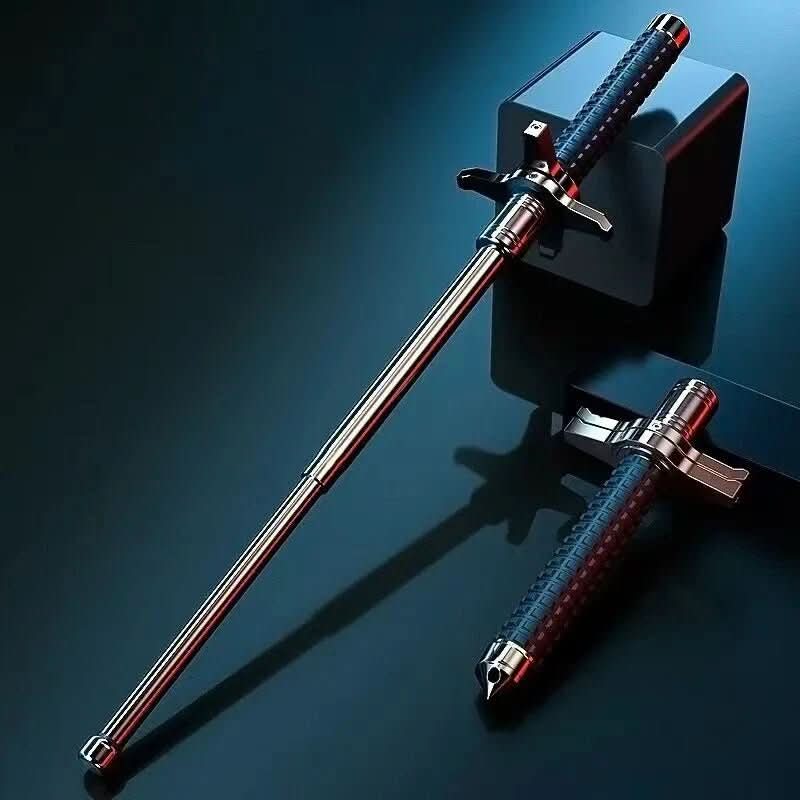 BowLift UrbanGuard Pro Adjustable Trekking Pole | Alloy Walking Support Baton | 67-102cm | 120kg Weight Capacity