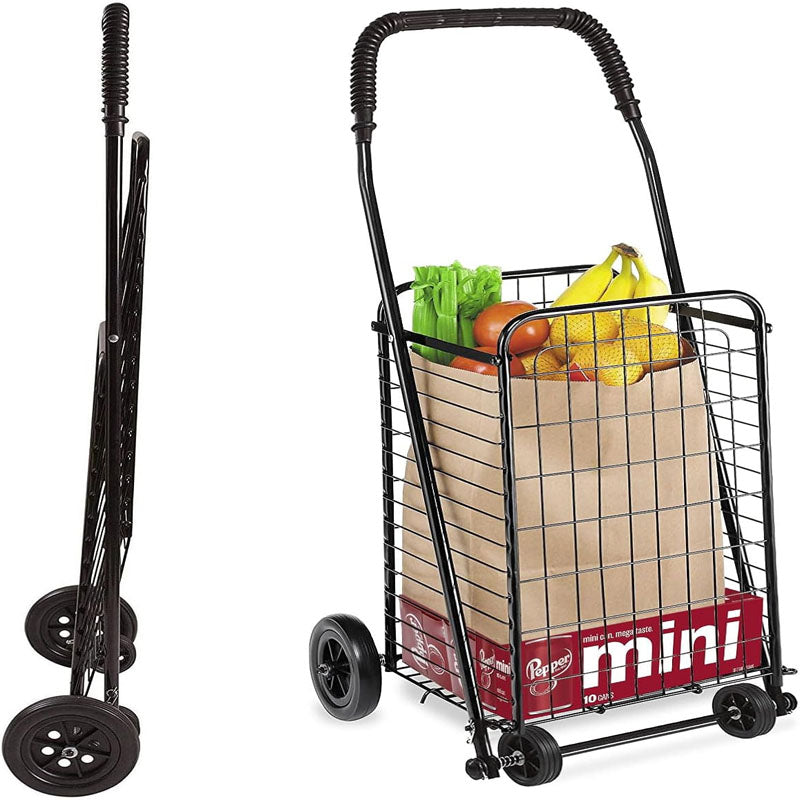 BowLift | Utility Carts with Wheels 90lbs to be used for Shopping Grocery Laundry and Stair Climber Cart