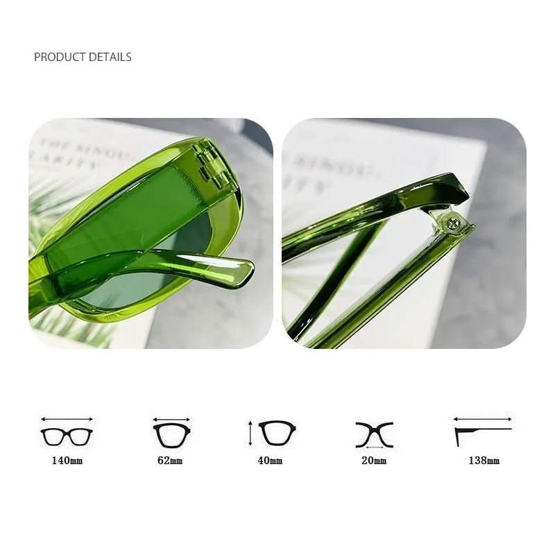 BowLift | Rectangular Women's Sunglasses in Retro Style with UV400 Protection