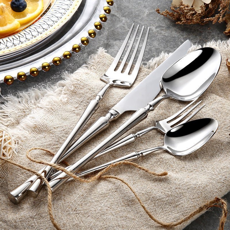 BowLift | Contemporary stainless steel cutlery set for home and events