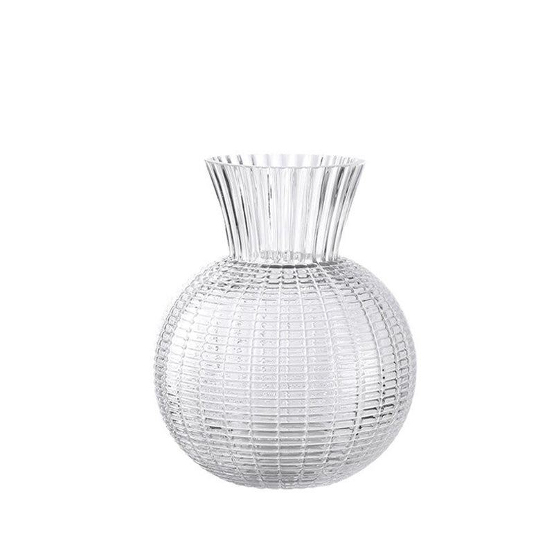 BowLift | Light Luxury High-End Glass Vase, Living Room Flowers Transparent Flower Arrangement