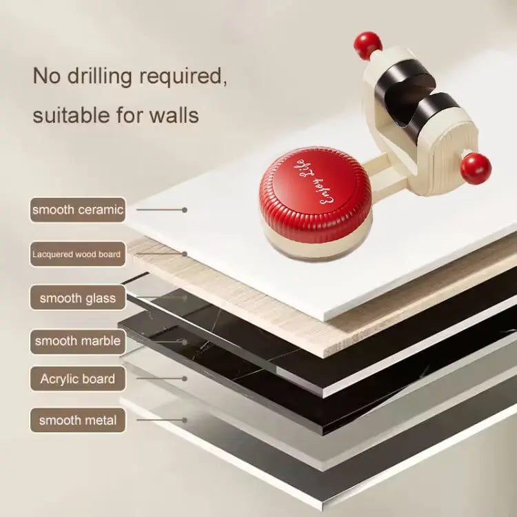 BowLift | Adjustable Shower Head Holder with Suction Cup