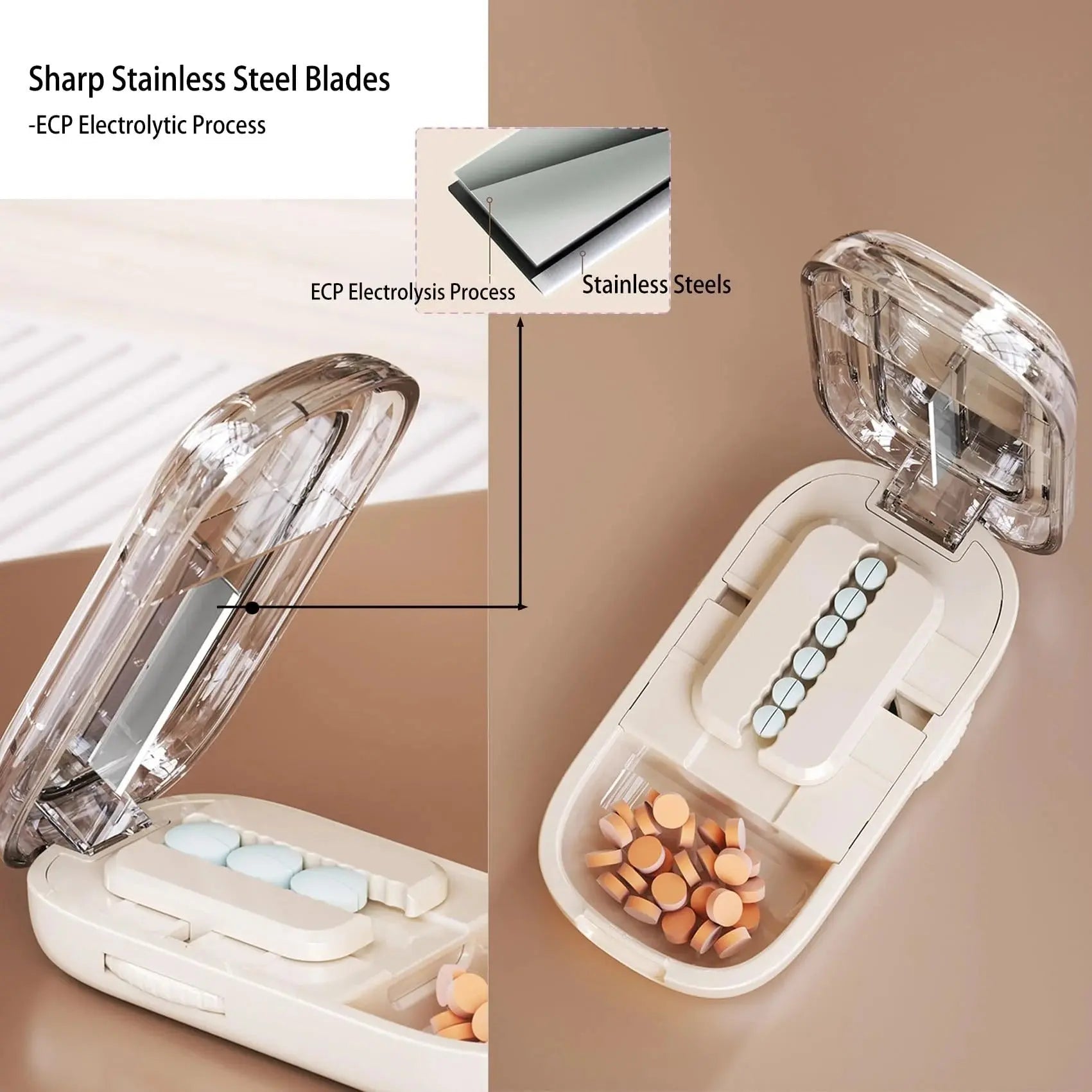 BowLift | Adjustable Pill Cutter with Precision Blade