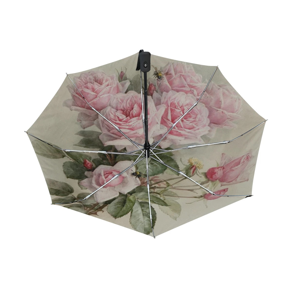 BowLift | Automatic Folding Flower Print Umbrella