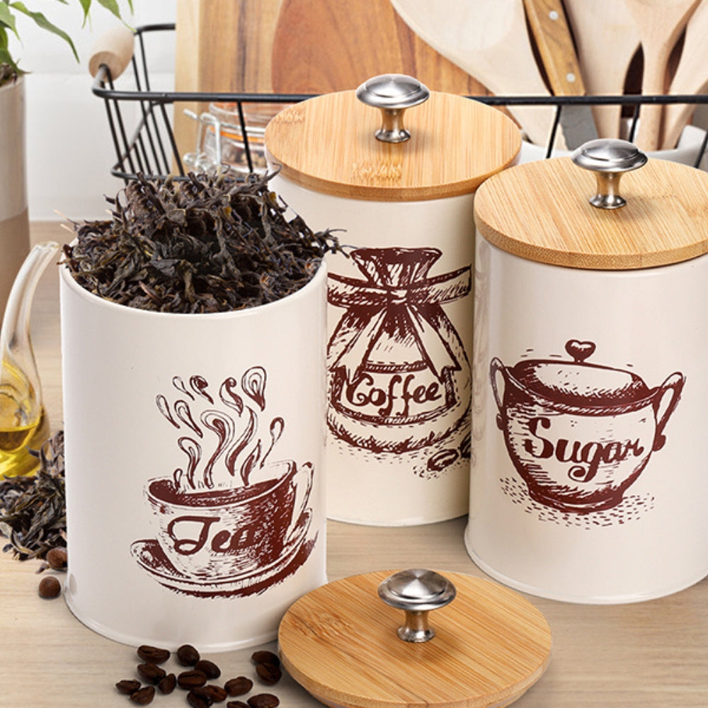 BowLift | Iron Airtight Storage Canister | 3pcs Set