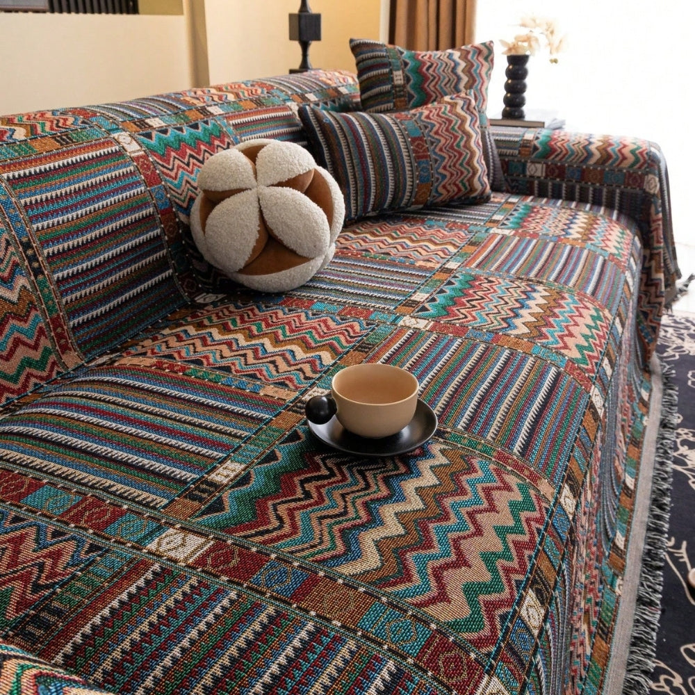 BowLift | Aurora Stripes Boho Sofa Cover
