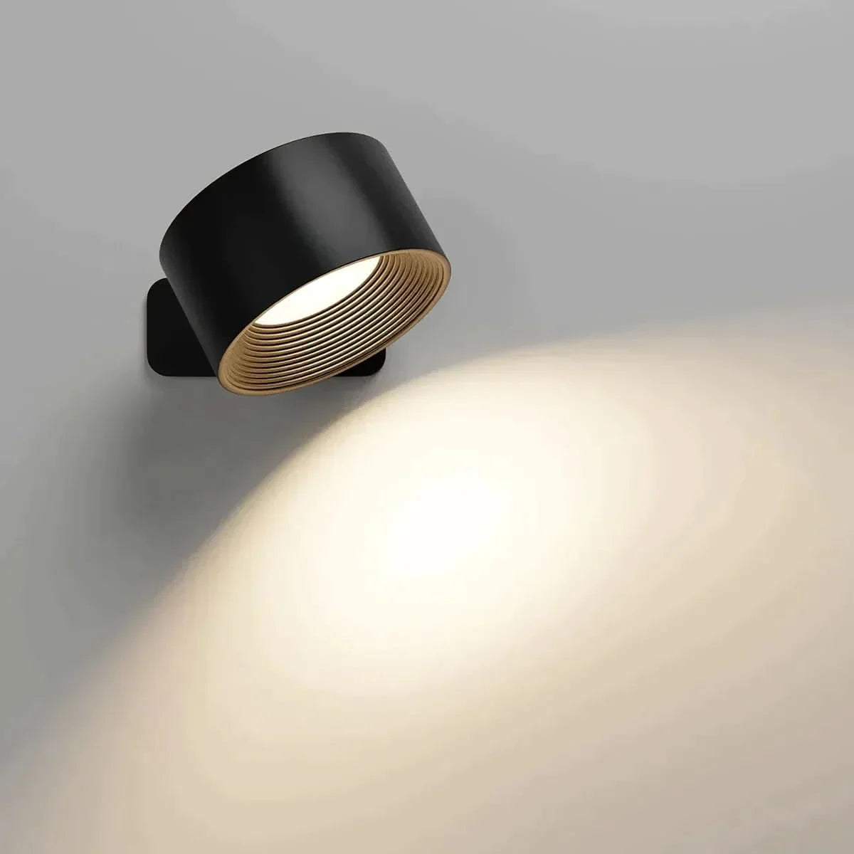 BowLift | 360° Wall Lamp – Wireless, USB rechargeable & 3 brightness levels for flexible lighting