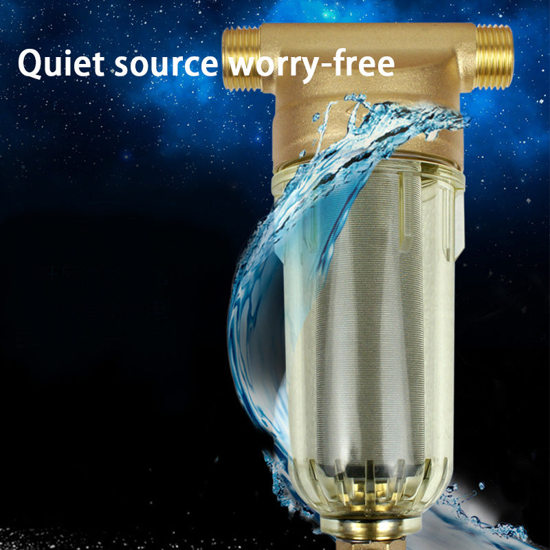 BowLift | Kitchen Household Pure Copper Pre-Filter Backwash Water Heater Pre-Filter Large Flow Household Water Purifier