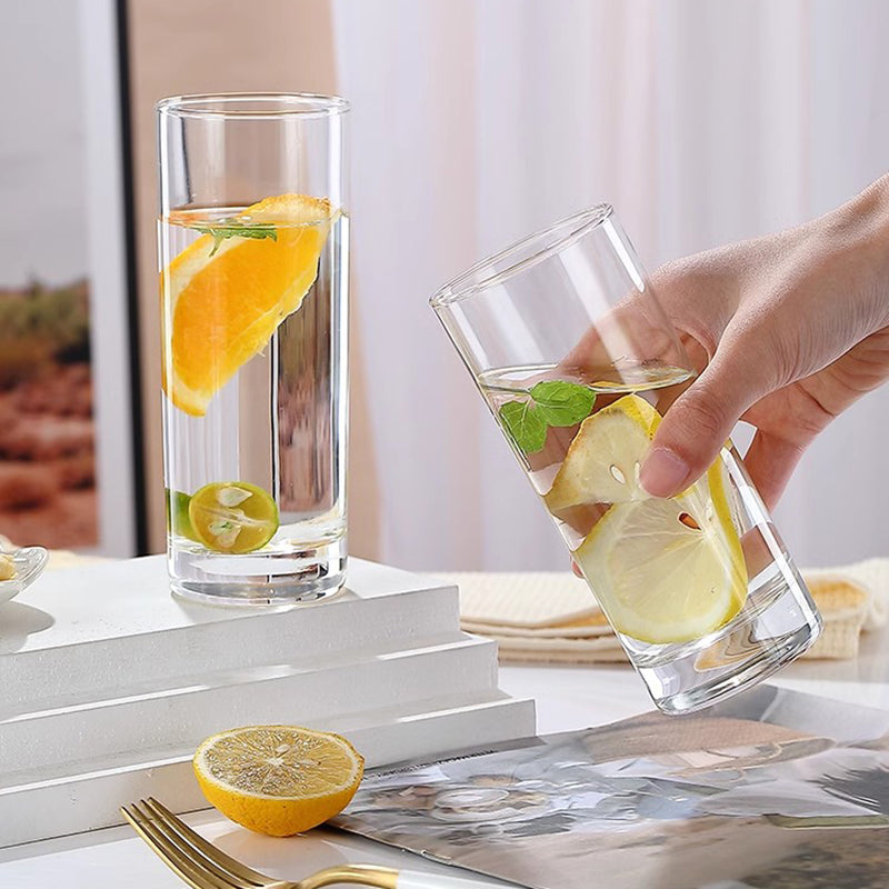 BowLift | High Quality Glass Milk Breakfast Cup Household Heat-Resistant Juice Beverage Cup Set Water Cup Living Room Dedicated