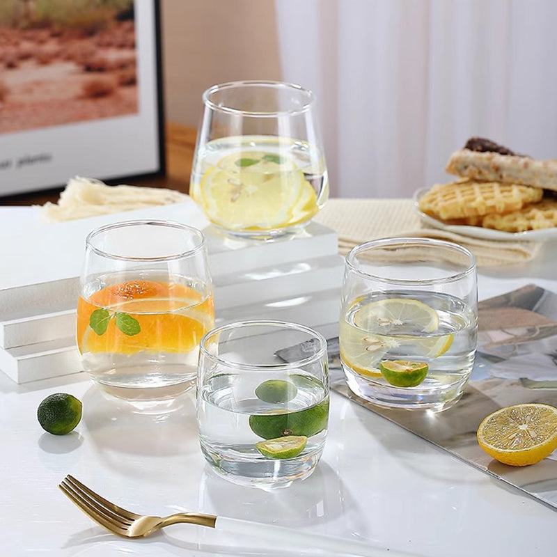 BowLift | High Quality Glass Milk Breakfast Cup Household Heat-Resistant Juice Beverage Cup Set Water Cup Living Room Dedicated