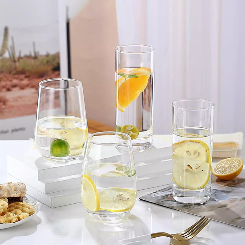 BowLift | High Quality Glass Milk Breakfast Cup Household Heat-Resistant Juice Beverage Cup Set Water Cup Living Room Dedicated