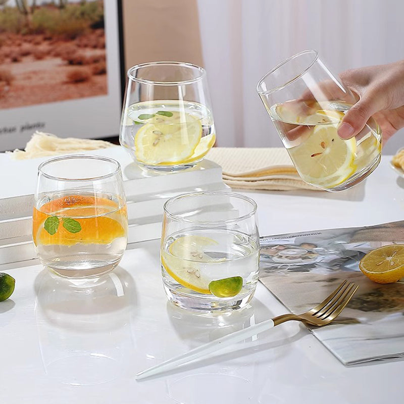 BowLift | High Quality Glass Milk Breakfast Cup Household Heat-Resistant Juice Beverage Cup Set Water Cup Living Room Dedicated