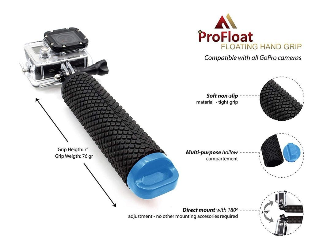 BowLift | Waterproof Floating Hand Grip For GoPro Camera Hero 7 Session Hero 6 5 4 3+ 2 Water Sport Action Cameras Handler accessories