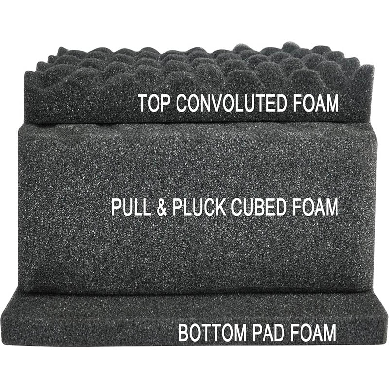 BowLift | Waterproof Hard Case IP67 Waterproof Protective Case Hard Camera Case with customizable foam18.5 x14.06x6.93inches black