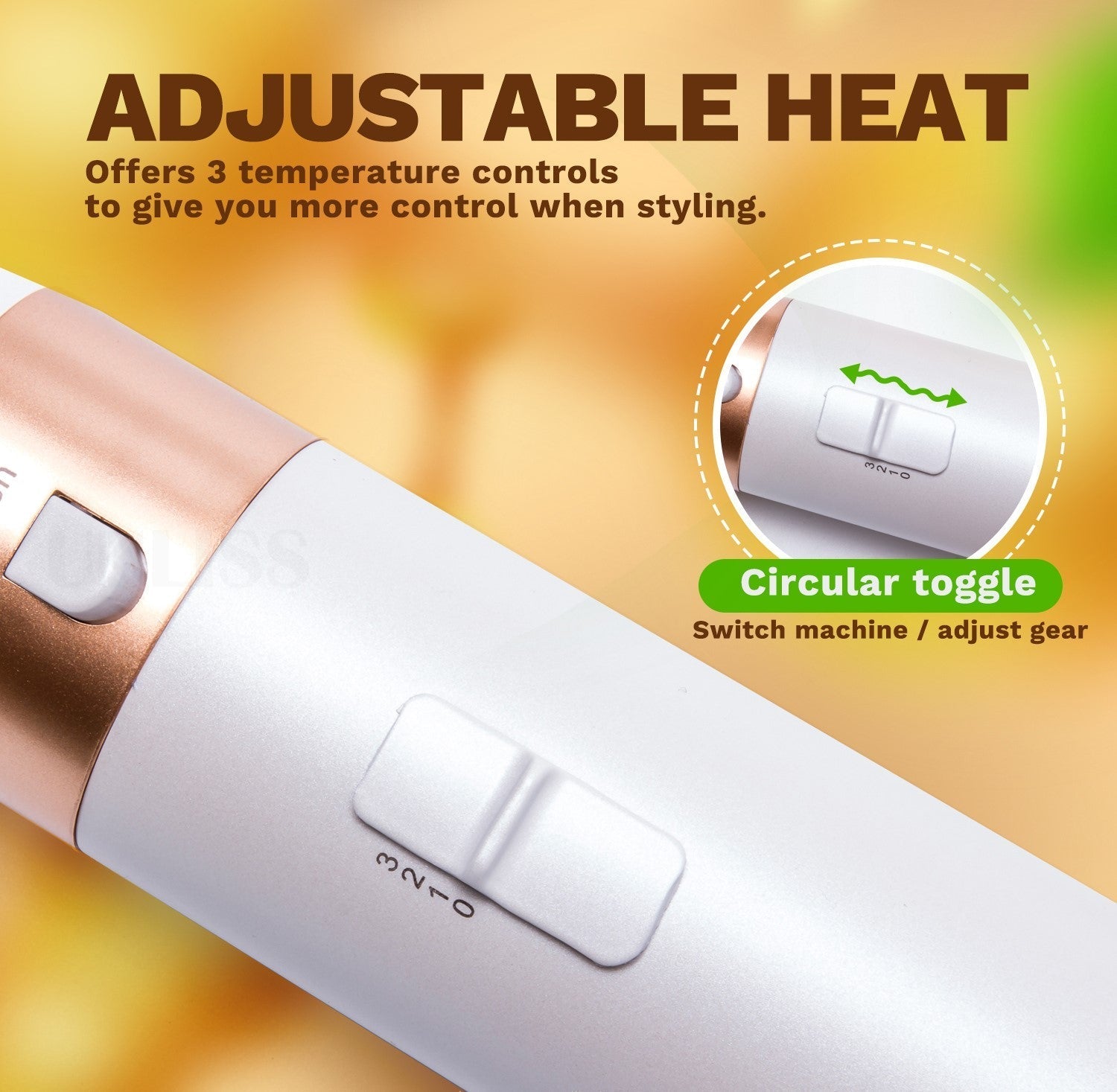 BowLift | 5-in-1 Hair Styler | Auto Curler, Blow Dryer & Flat Brush for All Hair Types at Home