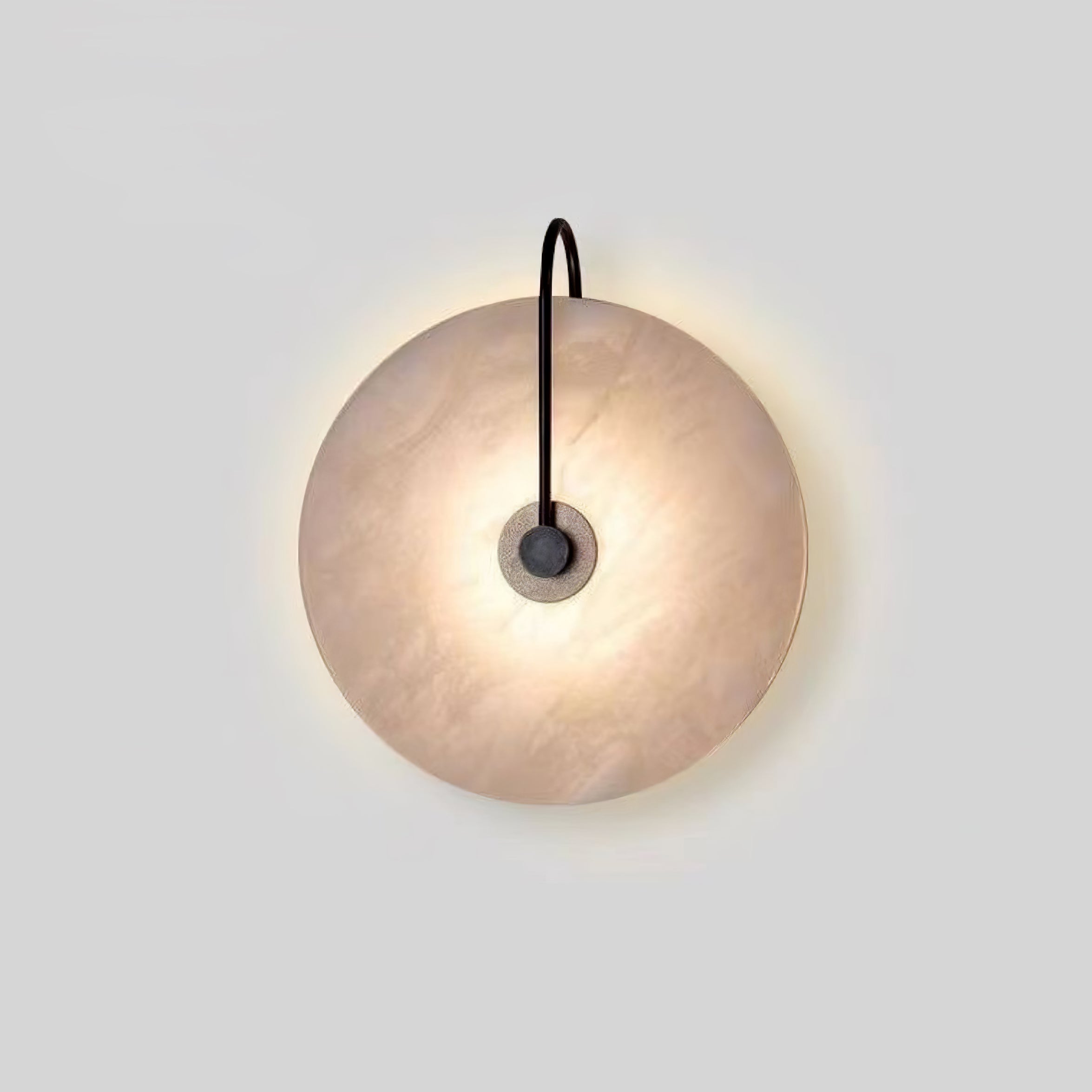 BowLift | White Alabaster Wall Lamp