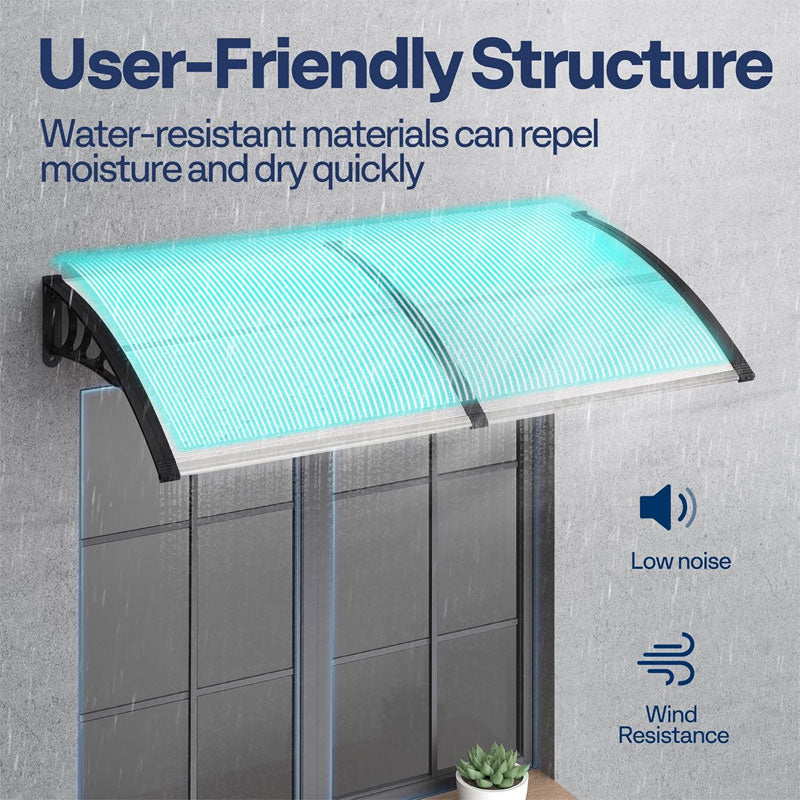 BowLift | Large Water Tank Sunshade And Rainproof, Aluminum Alloy Bracket Canopy, Balcony Eaves Courtyard