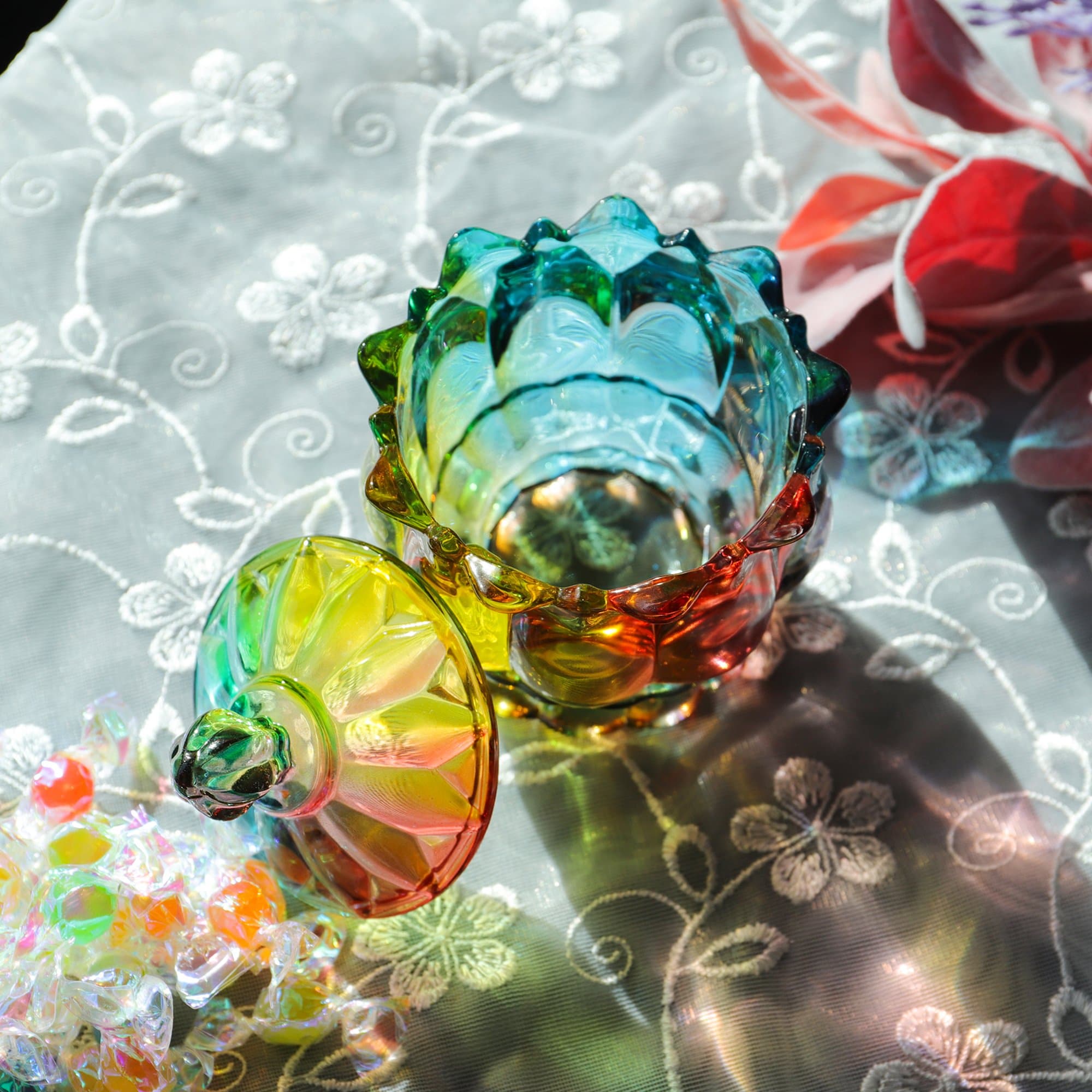 BowLift | Iridescent Sugar Bowl with Lid