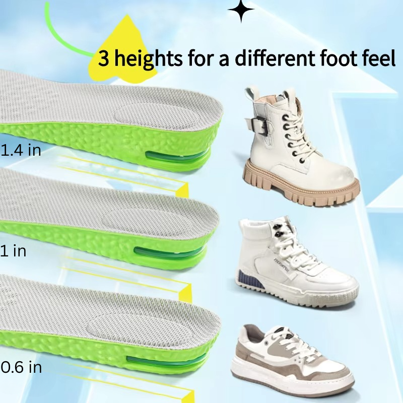 BowLift | AirPlus Height Boosting Sports Insoles with Air Cushion Technology