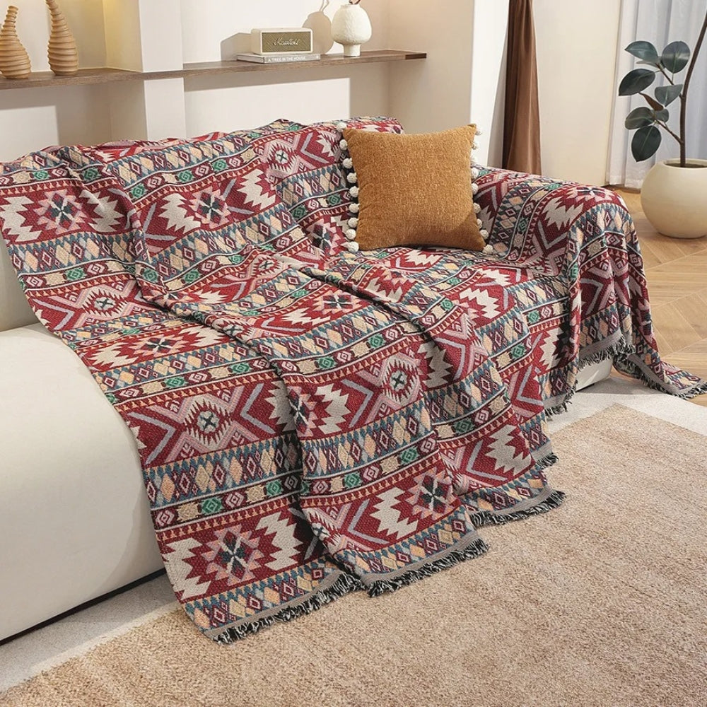 BowLift | Zarela Boho Chenille Sofa Cover