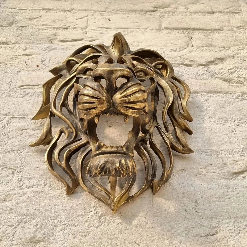 BowLift | RegalRoar Lion - Lion Head Wall Sculpture