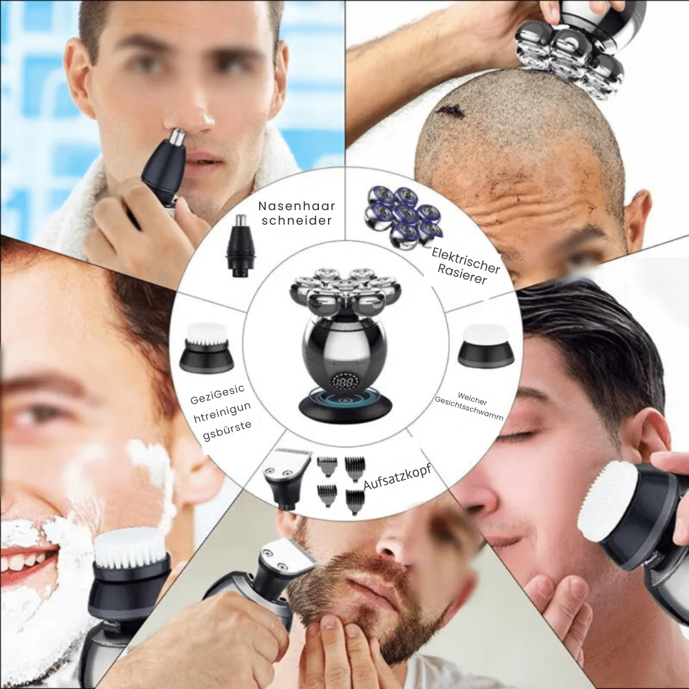 BowLift | 7D electric shaver with IP68 water protection & USB charging