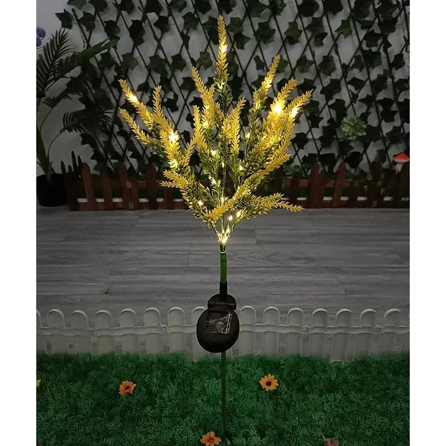 BowLift | Luminous Bloom - Solar LED Garden Flower Lights for Outdoor Décor, Waterproof, Energy Efficient Lavender Design