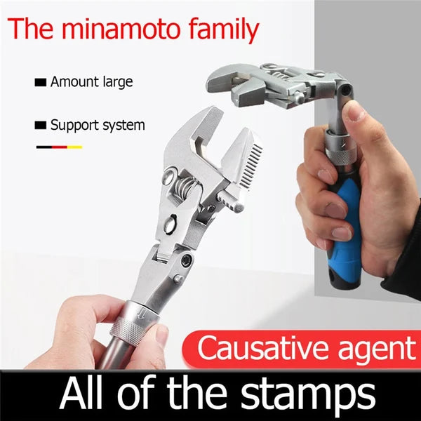 BowLift | 5 In 1 Telescopic Shaking Head Ratchet Wrench