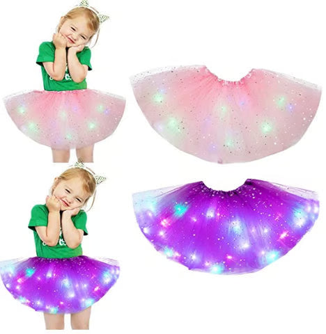 BowLift | Bright LED Tulle Skirt for Kids – Colorful, Magical Light Effect