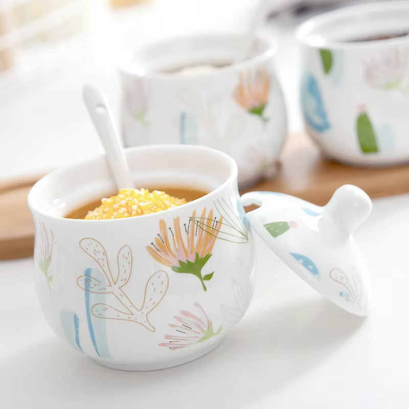 BowLift | Charming Ceramic Spice Jar Set