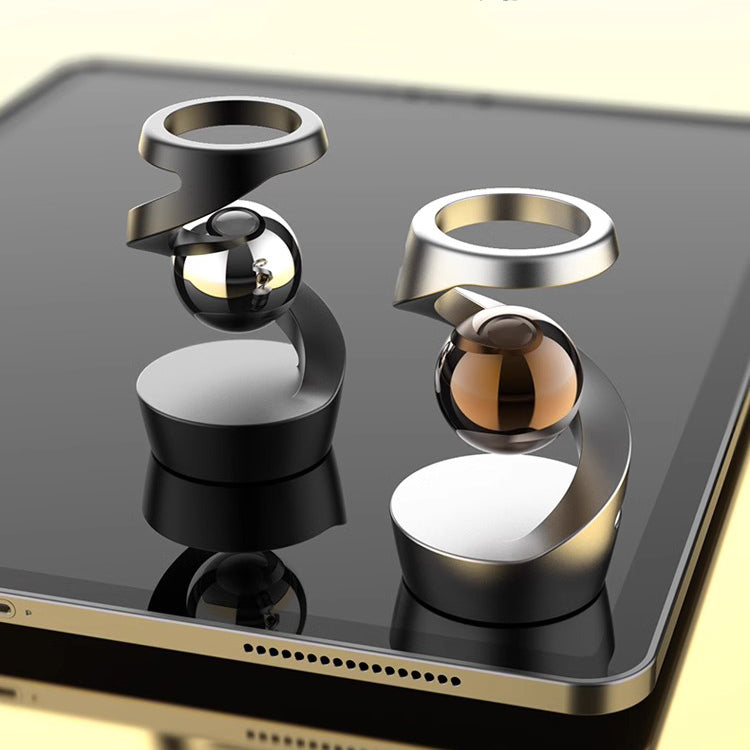 BowLift | Gravity Defying Kinetic Desk Toy | CNC Machined Aerospace Aluminum Helix | Mirror-Polished Stainless Steel Sphere | Precision-Engineered Mechanical Optical Illusion | 8-Component Modular Assembly