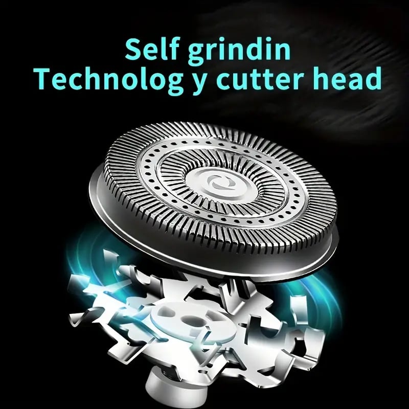 BowLift | Mini Electric Razor — Portable waterproof grooming device with 15 blades