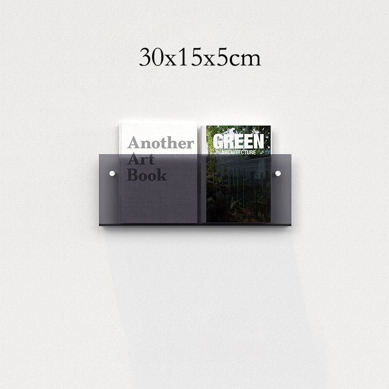 BowLift | Acrylic Wall-mounted 'Floating' Magazine Holder