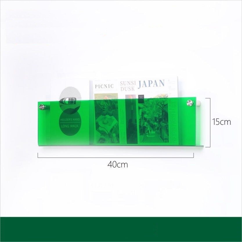 BowLift | Acrylic Wall-mounted 'Floating' Magazine Holder