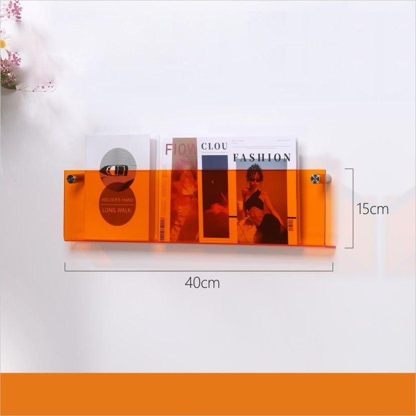 BowLift | Acrylic Wall-mounted 'Floating' Magazine Holder