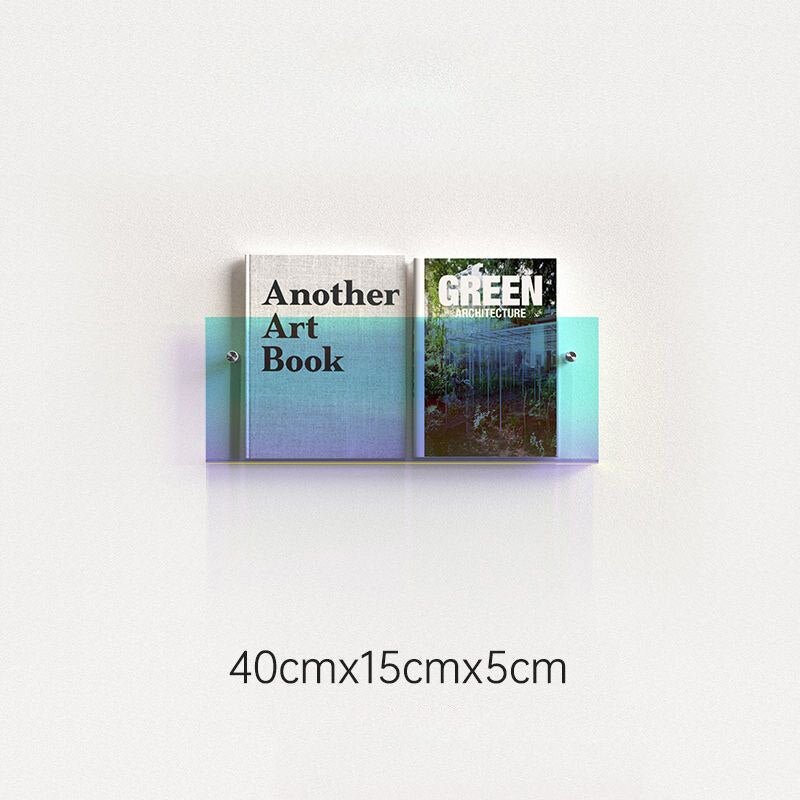 BowLift | Acrylic Wall-mounted 'Floating' Magazine Holder