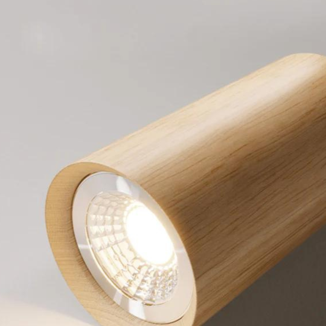 BowLift | Adjustable Wooden Ceiling Spotlight - EcoLux