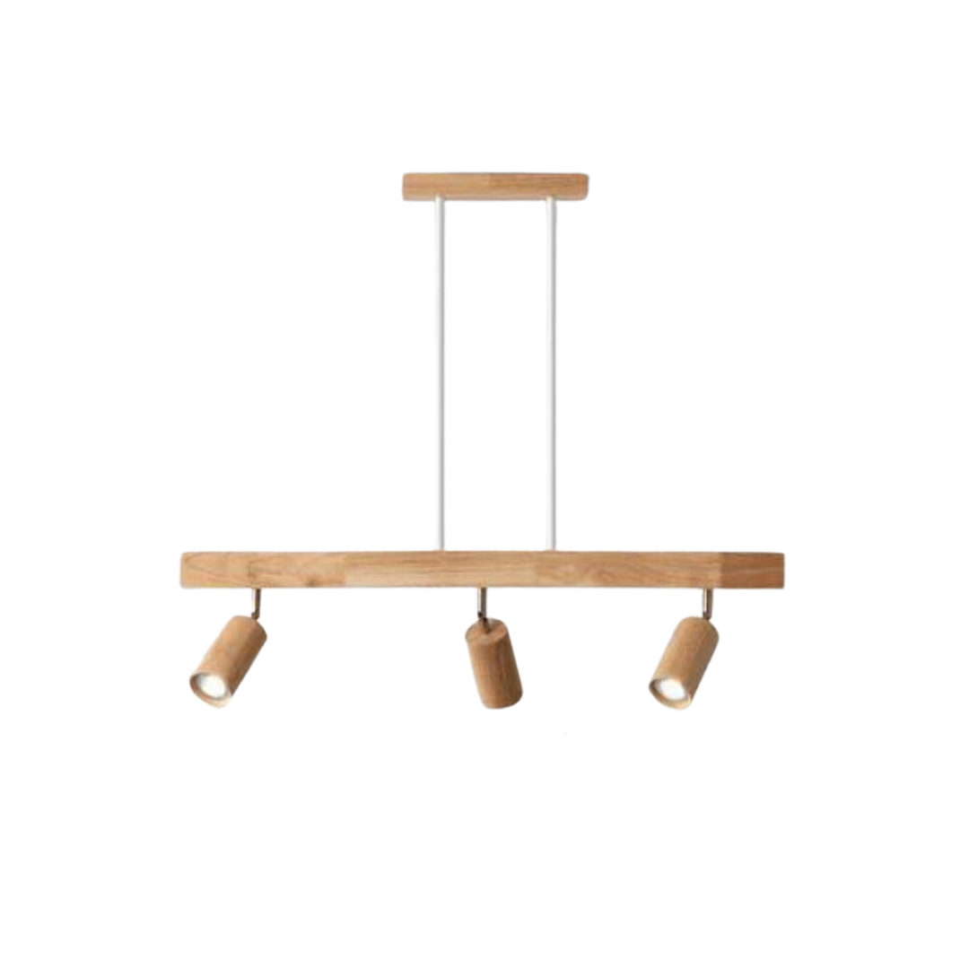 BowLift | EcoLux Adjustable Wooden Ceiling Spotlight with LED Bulb Included