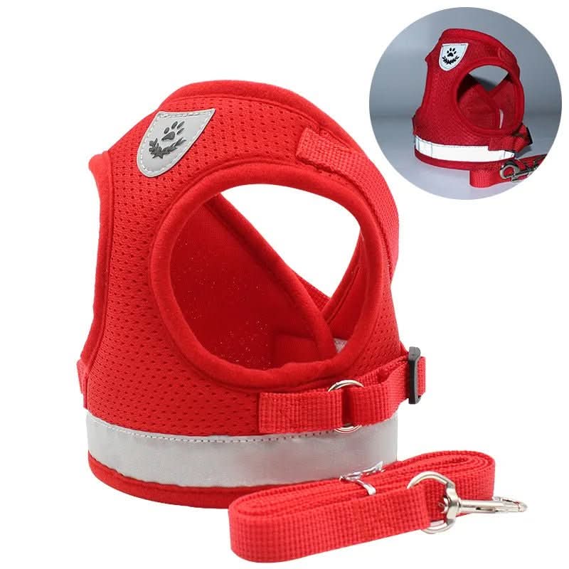 BowLift | Escape-proof cat harness with reflective details